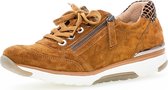 Gabor rollingsoft sensitive 76.973.01 - dames wandelsneaker - bruin - maat 40.5 (EU) 7 (UK)