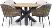 Coco Olivine/Rockville 120 cm dining tuinset 5-delig