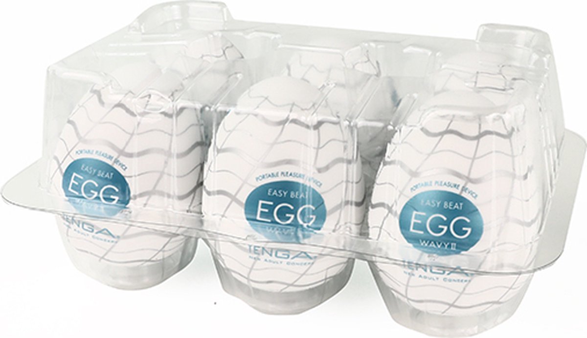 Goedkoopste Tenga - Egg Wavy II (6 Stuks