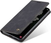Samsung Galaxy S22 hoesje - Wallet Case - Zwart - Caseme