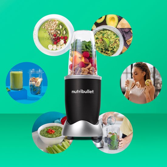 Nutribullet Original Blender - 600 Watt - 8-delig - Zwart