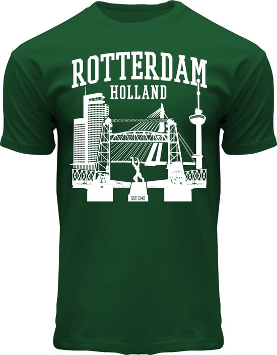 Fox T-shirt Construct Rotterdam - Bottle Green - XL