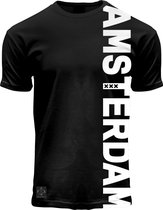 Fox Originals Amsterside T-shirt Heren & Dames Black Zwart Maat S