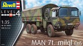 1:35 Revell 03291 MAN 7ton Milgl 6x6 Truck Plastic Modelbouwpakket