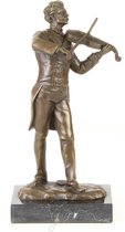 Bronzen Beeld Vioolspeler 12x9x20 cm
