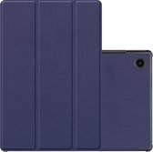Hoesje Geschikt voor Samsung Galaxy Tab A8 Hoesje Case Hard Cover Hoes Book Case - Donkerblauw.
