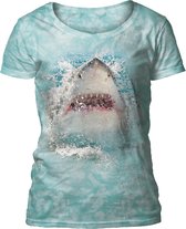 Ladies T-shirt Wicked Awesome Shark L