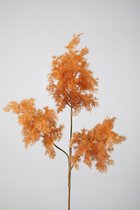 Kunsttak - Cotinus - topkwaliteit decoratie - 2 stuks - zijden tak- wit/roze - 89 cm hoog