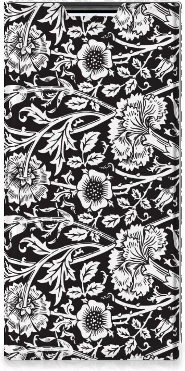 Samsung Galaxy S22 Ultra Smart Cover Black Flowers