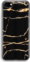 CaseCompany® - iPhone 7 hoesje - Gouden marmer - Soft Case / Cover - Bescherming aan alle Kanten - Zijkanten Transparant - Bescherming Over de Schermrand - Back Cover