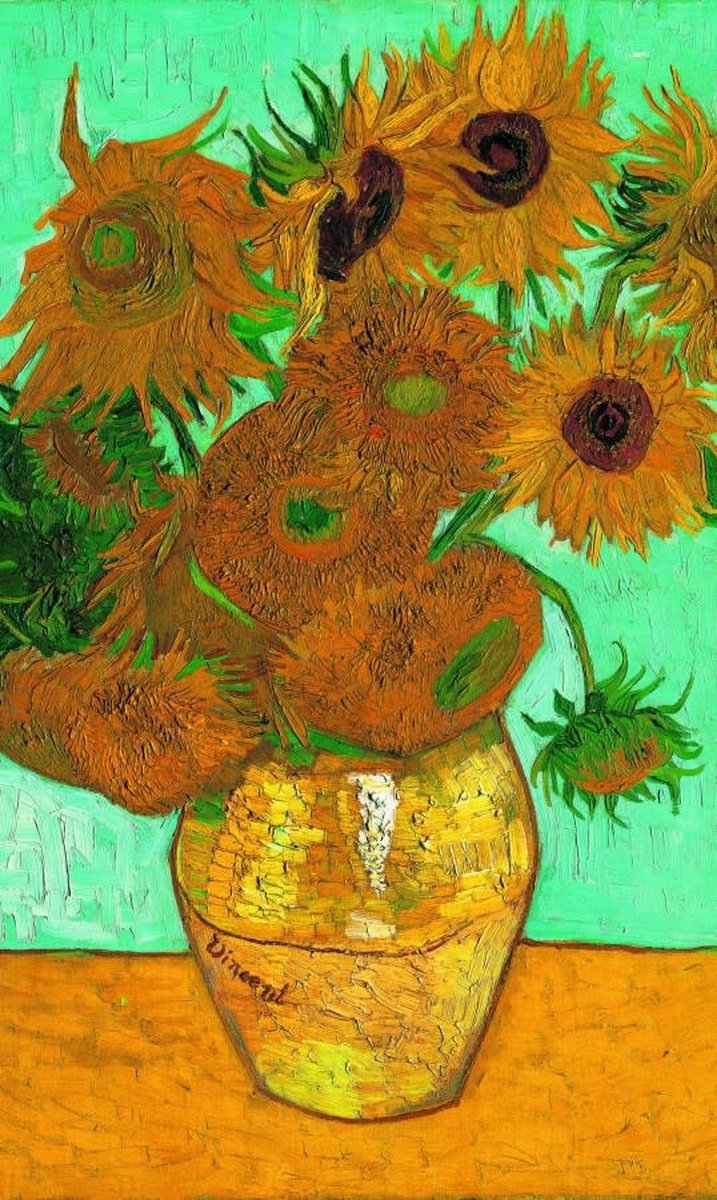 Twelve Sunflowers - Vincent van Gogh Puzzel (1000 stukjes)
