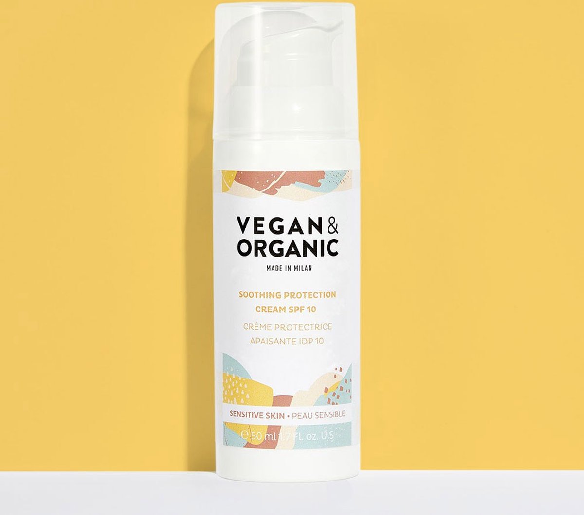 Gezichtscrème Soothing Protection Vegan & Organic Spf10 (50 ml)