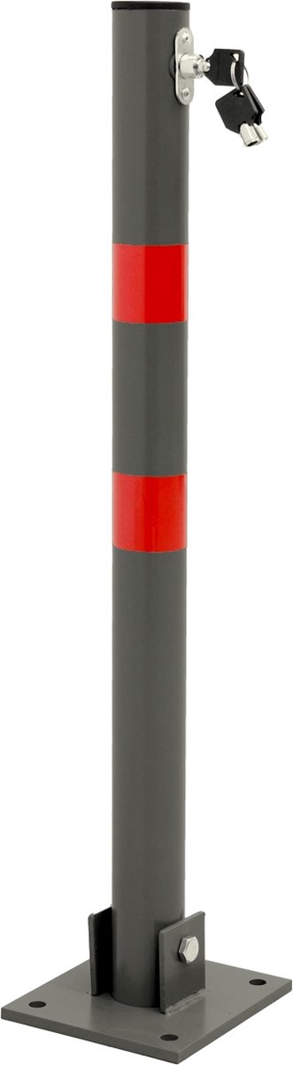 ECD GERMANY - 5x barrière de parking rabattable poteau de stationnement  borne de poste 68 cm