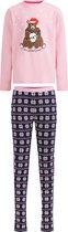 WE Fashion Meisjes pyjamaset met dessin