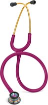 Littmann Classic II Infant Stethoscoop - Special Edition borststuk in regenboog afwerking Framboosroze Slang