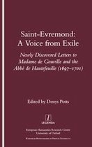 Livre "Saint-Evremond: A Voice from Exile" avec le sous-titre "Newly Discovered Letters to Madame de Gouwille and the Abbé de Hautefeuille (1697-1701)", édité par Denys Potts.