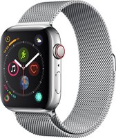 Devia Elegant Series Milanese Loop Roestvrij Staal Bandje voor Apple Watch SE (40mm) - Zilver