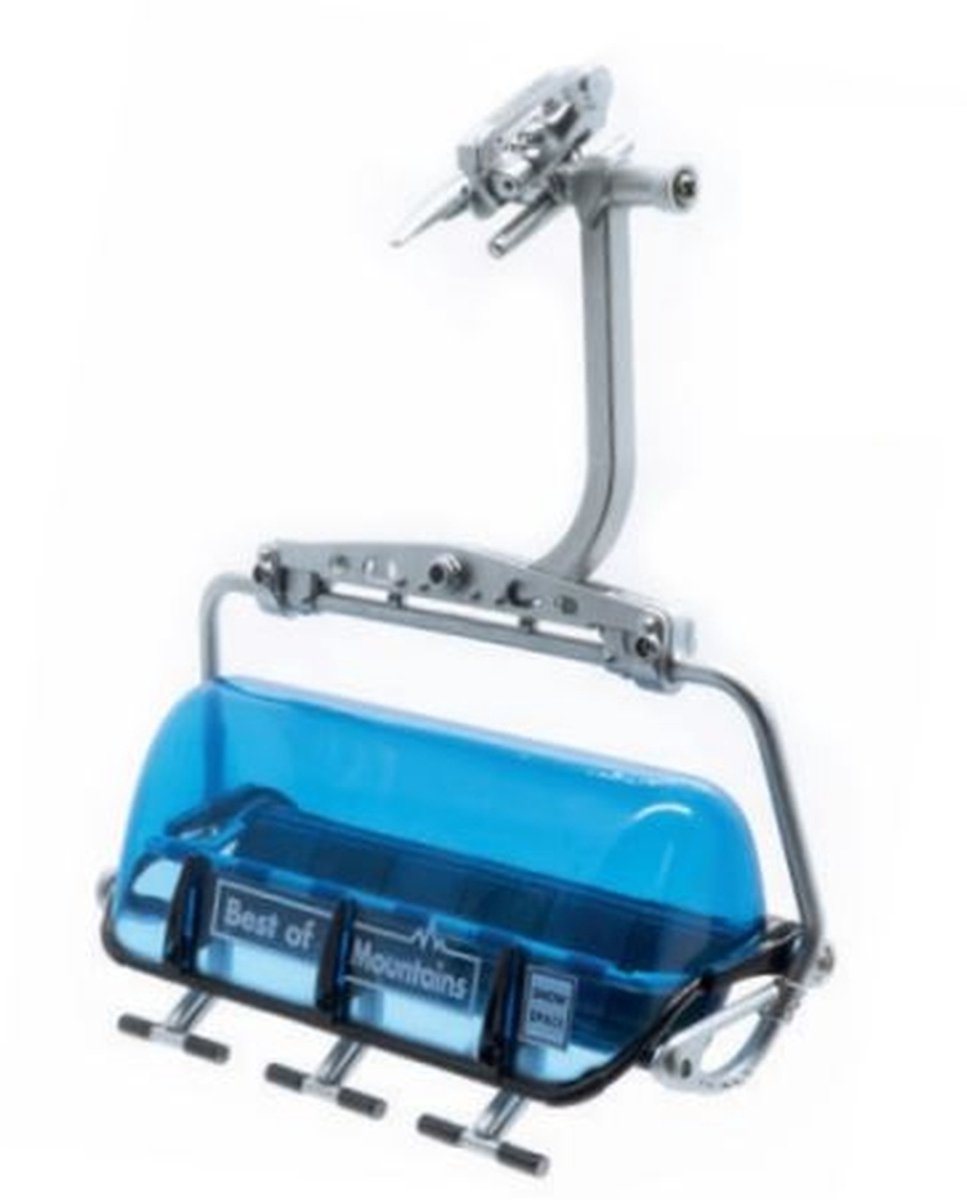 Jagerndorfer - Seat 6 Pers. Blauw/zwart. Obergassalmbahn 1:32 - Jc86452 - modelbouwsets, hobbybouwspeelgoed voor kinderen, modelverf en accessoires