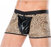 Andalea- sexy boxershort voor heren- panterprint/zwart S/M