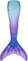 Zeemeerminstaart voor Meisjes Gemengd blauw - 120 cm - Zwempak met vinnen
