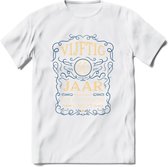 50 Jaar Legendarisch Gerijpt T-Shirt | Royal Blue - Ivoor | Grappig Verjaardag en Feest Cadeau Shirt | Dames - Heren - Unisex | Tshirt Kleding Kado | - Wit - M