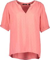 Blue Seven dames Blouse 180162 zalm v-hals - 44