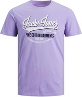 Jack & Jones T-shirt Jjelogo Tee Ss O-neck 2 Col Ss22 Sn 12199474 Lavender Mannen Maat - XXL