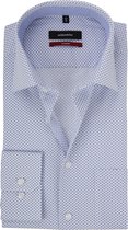 Seidensticker - Modern-Fit Overhemd Blauw - 39 - Heren - Modern-fit