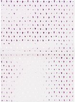 Paperpatch decoupagepapier Hearts pink hot foil