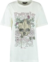 Colourful Rebel Rebels and Roses - Korte mouwen voor Vrouwen - Maat XS