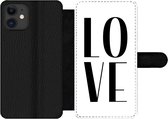 Bookcase Geschikt voor iPhone 11 telefoonhoesje - Spreuken - Love - Quotes - Met vakjes - Wallet case met magneetsluiting