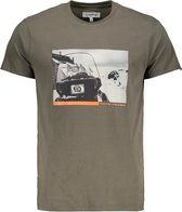 Haze & Finn T-shirt Tee Egevang X Hf Ma 0006  Forest Night Mannen Maat - XXL