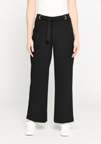 LOLALIZA Losse broek - Zwart - Maat 40