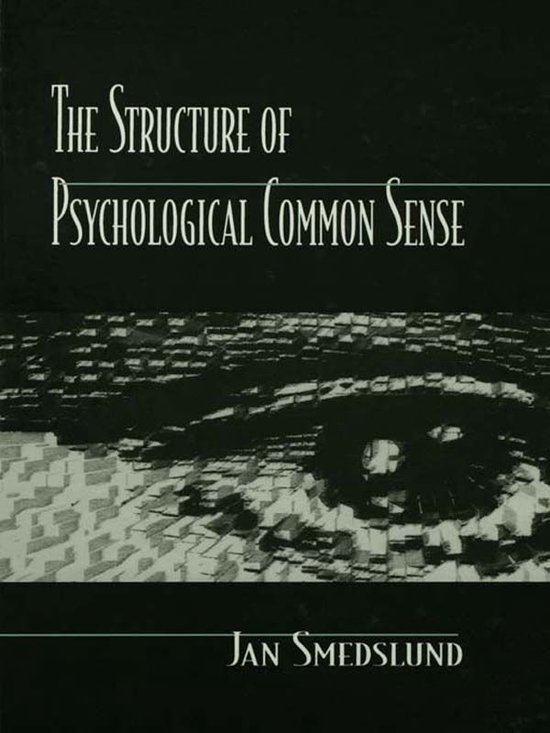 The Structure of Psychological Common Sense - cover