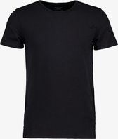 Unsigned heren T-shirt zwart ronde hals - Maat L