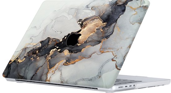 Lunso - housse - MacBook Pro 16 pouces (2021) - Marble Magnus