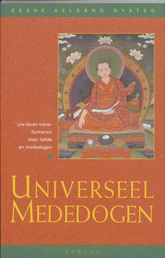 Cover van het boek 'Universeel mededogen' van G.K. Gyatso