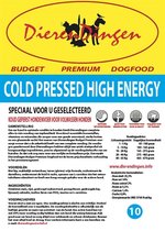 Junai - Budget Premium Dogfood Cold Pressed High Energy - Hondenvoer - 14 kg