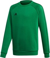 adidas - Core 18 Sweat Top JR - Groene Trui - 152 - Groen