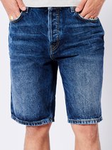 Superdry Vintage Straight Korte Broek Blauw 38