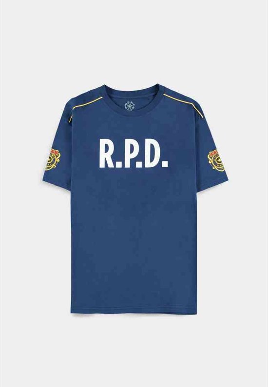 Resident Evil - R.P.D. Heren T-shirt - L - Blauw