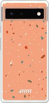 6F hoesje - geschikt voor Google Pixel 6 -  Transparant TPU Case - Terrazzo N°10 #ffffff