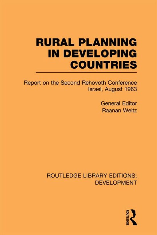 Rural Planning in Developing Countries - cover