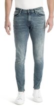 Purewhite - Jone 500 - Heren Skinny Fit   Jeans  - Blauw - Maat 27