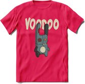 Voodoo pop T-Shirt Grappig | Halloween Kleding Kado Heren / Dames | Animal Skateboard Cadeau shirt - Roze - XXL