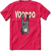 Voodoo pop T-Shirt Grappig | Halloween Kleding Kado Heren / Dames | Animal Skateboard Cadeau shirt - Roze - M