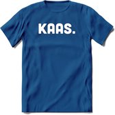 Kaas - Snack T-Shirt | Grappig Verjaardag Kleding Cadeau | Eten En Snoep Shirt | Dames - Heren - Unisex Tshirt | - Donker Blauw - XXL