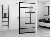 Shower & Design Inloopdouchewand industriële stijl SEFANA - 120x200 cm - zwart L 120 cm x H 200 cm x D 0.6 cm