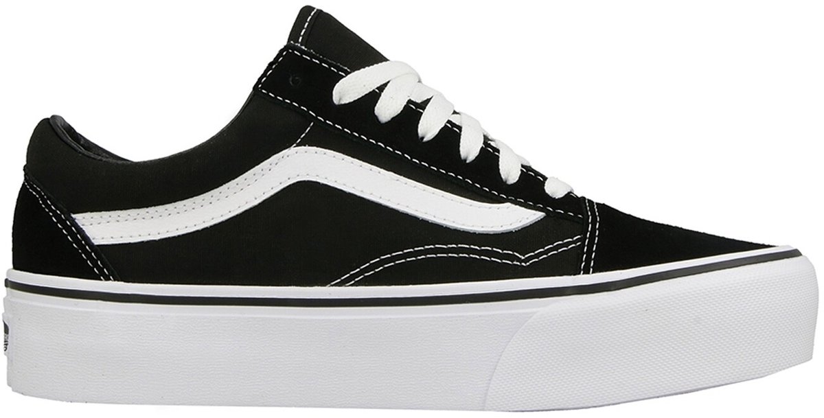 Vans Old Skool Platform Dames Platform Sneaker 34 5 Zwart