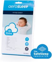AeroSleep® SafeSleep Hoeslaken - wieg - 90 x 40 cm - Wit